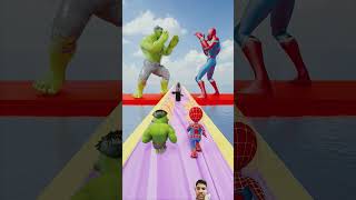 GTA V Game Spidey Choose Strength with Hulk #gta