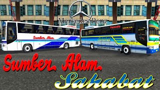 SUMBER ALAM BER SAHABAT" LIVERY JADUL SAHABAT & SUMBER ALAM MOD BUSSID JADUL | MOD BUSSID TERBARU