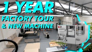 1 Year Factory Tour & New Machine! #11