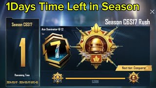 1Days Time Left in Season | A7 Royal Pass New Release Date bataunga | PUBG Mobile | Lateef Gaming