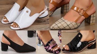 2024 LATEST COMFORTABLE CHIC CLASSIC SANDALS DESIGNS FOR WOMEN LATEST PRETTY COMFY FOOTWEAR DESIGNS