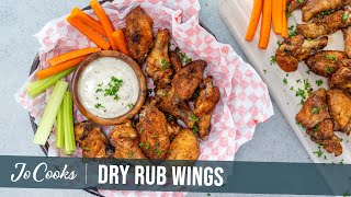 Epic Baked Dry Rub Chicken Wings: Juicy and Irresistible! | JoCooks.com