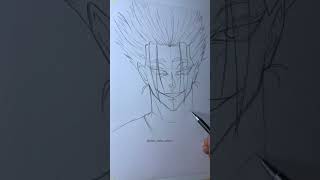 How to draw anime Face easy #shorts