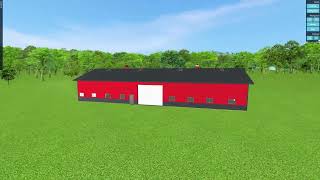 Rendering of 60x100 Farm Building for Princeton Popcorn