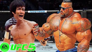 🐲 UFC5 Bruce Lee vs. Brazilian Hulk UFC 5 - Super Fight 🐲