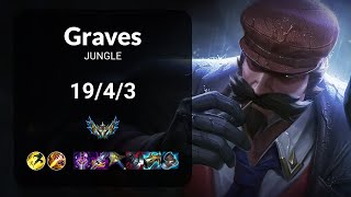 Graves vs Lee Sin JUNGLE - KR CHALLENGER Patch 14.22