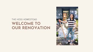 Welcome to our home renovation journey!