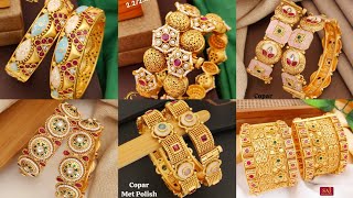 Styles Gold Kada Design/ Gold Kada Design/ Latest Gold Kada Design in Saudi Arabia Sumik Collection