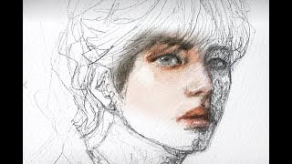 How I fix up my drawing using scribbles