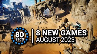 8 Awesome New Games in 80 Seconds | August 2023