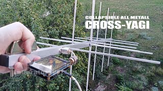 Розбiрна цiльнометалева Cross-YAGI 6el з N-type