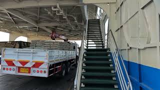 Boarding the Ko Chang Vehicle Ferry Feb. 13, 2024