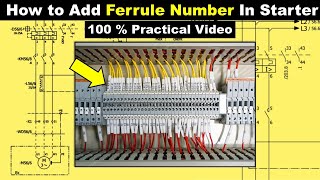 How to Add Ferrule Number In Electrical Wiring Diagram @TheElectricalGuy