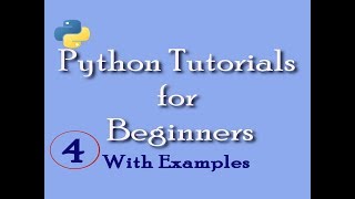 Python tutorials for beginners with Example|Python examples|Basics|learn Python in one video