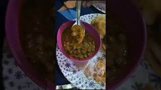 chhola kulcha Pav Bhaji aur cake #shortvideo