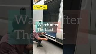 Watch after the blast..van tour..#transformation #vanlife #vanbuild