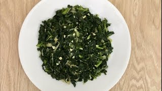 Weight Loss Meal | Kale Recipe | Garlic Kale Recipe | How to Cook Kale