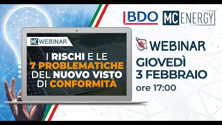 03.02.2022 - I Rischi e Le 7 Problematiche del Nuovo VISTO DI CONFORMITA'