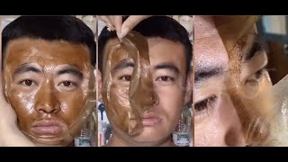 Anti-aging coffee and egg face mask