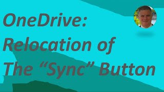 OneDrive: Relocating sync command in OneDrive's My files view to settings