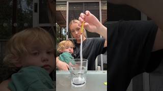 Making an iced coffee with Bodhi #ytshorts #trending