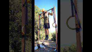 Behind the Neck Pull Ups - Wide Grip Outdoor Calisthenics Workout