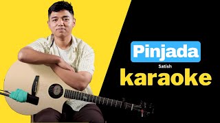 Pinjada [chaina saram chaina laja] Karaoke - Satish | Hamro Karaoke