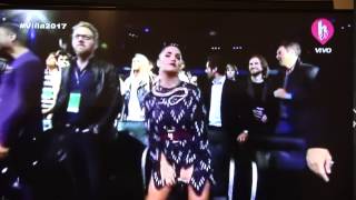 parte de Lali bailando Viña2017