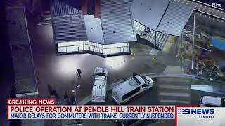 Police operation underway at Pendle Hill train station