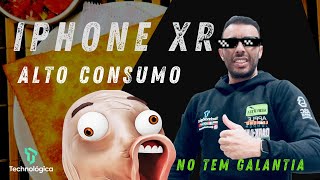 IPHONE XR ALTO CONSUMO-MAIS RAPIDO QUE FRITAR PASTEL