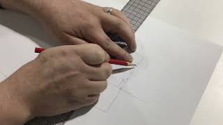 Pant patternmaking - adding fullness at the waist from the knee