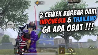 DI CARRY 2 CEWEK BARBAR DARI INDONESIA & THAILAND -PUBG MOBILE