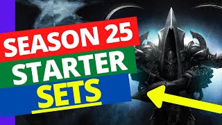 D3 Season 25 Starting Sets