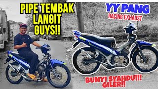 #868 PIPE TERGARANG UNTUK 125ZR! | YY PANG P RACING PIPE! SYAHDUUU!!!