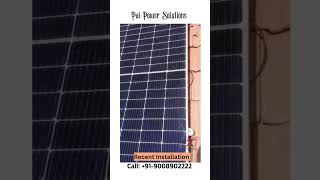 Microtek Solar Panel, Inverter and Battery | Recent Installation #viral #solarpanel #installation