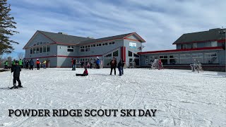 2024 Scout Ski Day, Powder Ridge Ski Resort, February 25