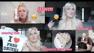 Vlog! Birthdays + Try On + Skincare + GRWM