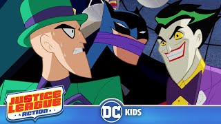 O Coringa Enigmas O Charada | Justice League Action em Português 🇧🇷 | @DCKidsBrasil