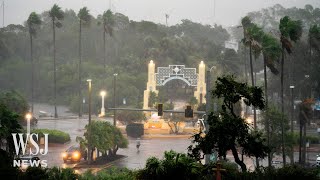 Hurricane Milton Makes Landfall as Violent Category 3 Storm | WSJ News