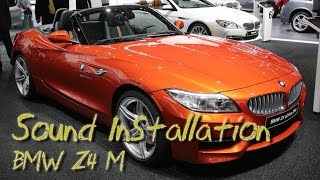 Sound Installation. BMW Z4 M