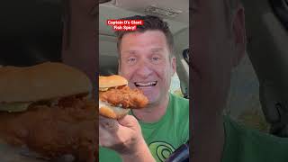 Captain D’s Giant Spicy Fish Sandwich…FULL REVIEW on Channel Now! #shorts #captaindsseafood