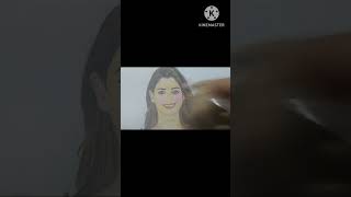 Tamanna Bhatia Realistic colour pencil Drawing video#sima creative life#shorts