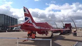 Red Arrows Jet Replica Set Up Part 5 Blackpool Air Show