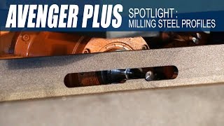 Avenger PLUS - How to Make slots in beams - Milling slots in steel beams