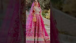 New letest pink colour wadding wear lehenga with blouse and dupatta design|| #newsong|| #shorts||