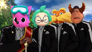 Pinkfong and Hogi & Dr. Seuss' the Lorax & Turning Red   Coffin Dance Meme Astronomia COVER