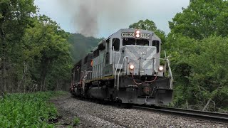 Notch 8 EMD and a Perfectly Tuned P5 Horn on WE 218 - 8/16/2024