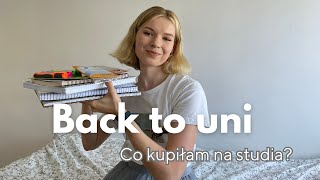 BACK TO UNI/zakupy na studia/ co warto kupić