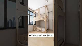 kamar 4 anak/dekorasi ruangan sempit#shorts#badroom#design