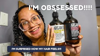 Cabs Argain Oil Shampoo and Conditioner | My Haircare Tips & Routine | I'm OBSESSED!!